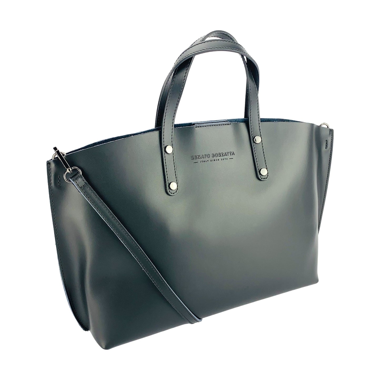 RB1024A  | Borsa Donna a Mano in Vera Pelle Made in Italy con tracolla