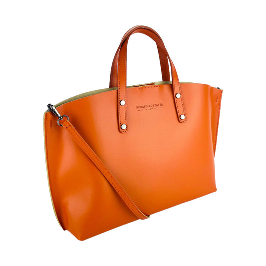 RB1024AM  | Borsa Donna a Mano in Vera Pelle Made in Italy