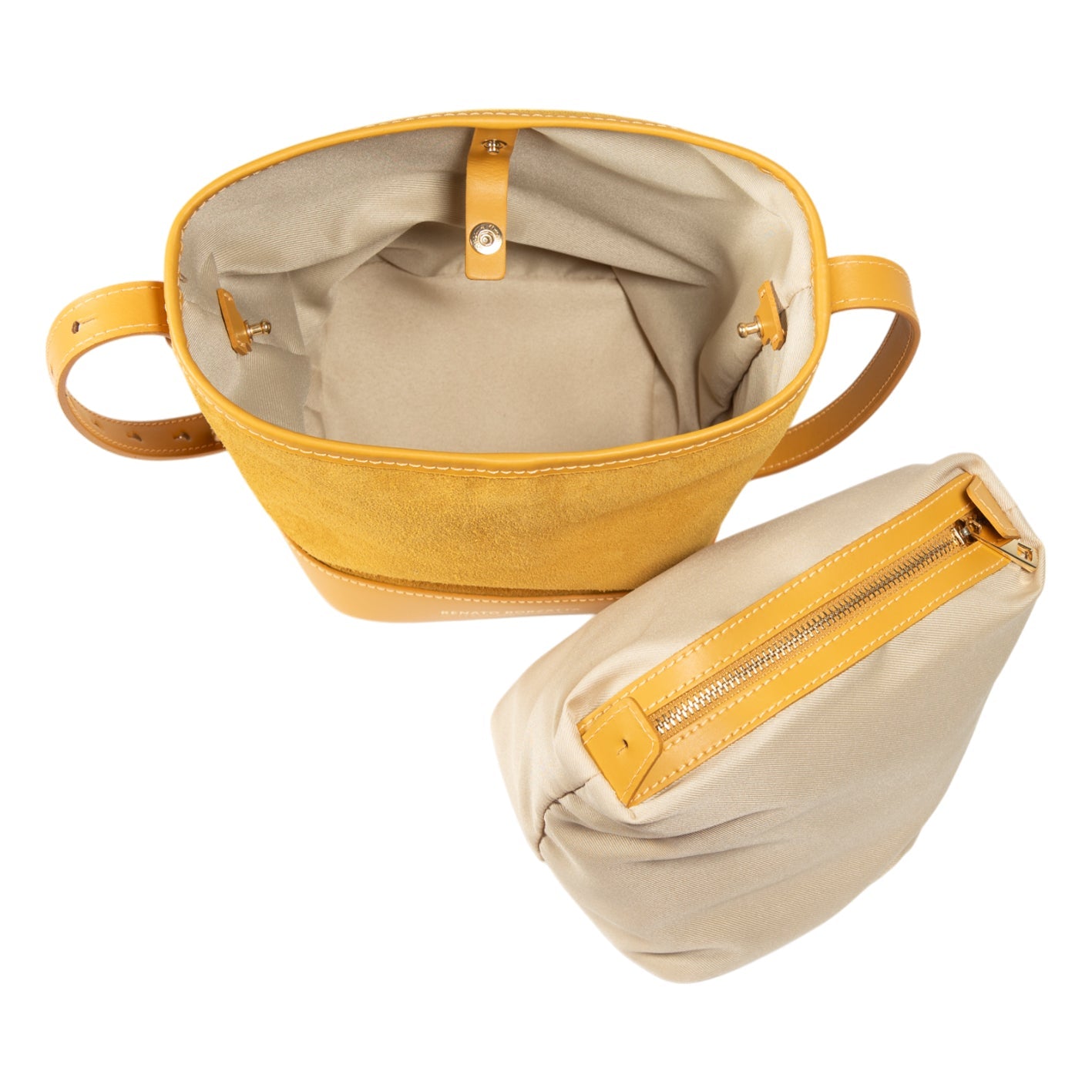 RB1031F  | Borsa Donna a Secchiello BRENDA in Vera Pelle Made in Italy